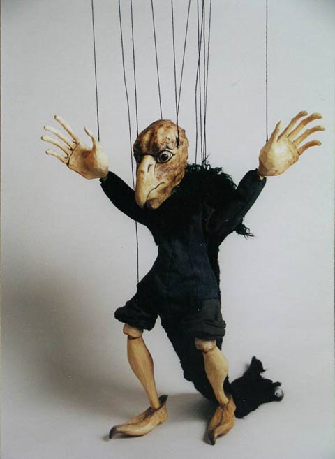 Монстр марионетка купить на сайте dolls-puppets.com, 60cm, LP039 |  Деревянные kоллекционные и классические марионетки, театры марионеток |  Галерея Чешскиe марионетки и куклы