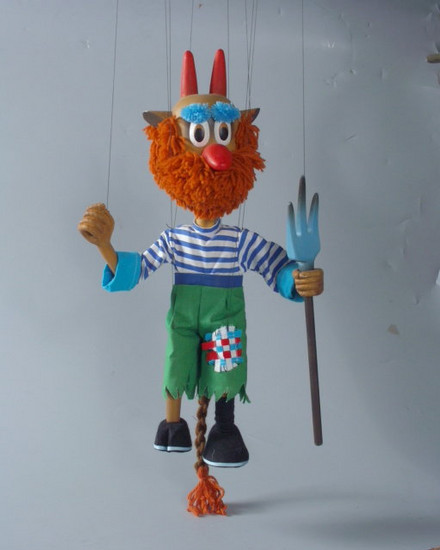 Дьявол марионетка деревянная купить на сайте dolls-puppets.com , MA456 ...