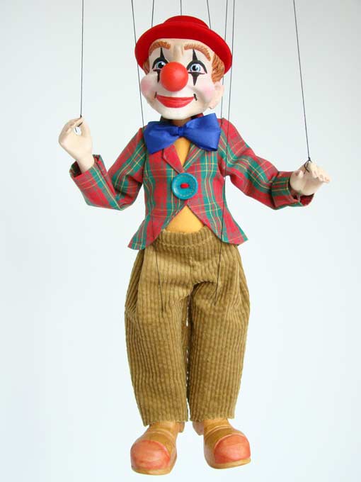 Клоун марионетка декоративная купить | RK029 | Марионетки, театры марионеток  и куклы | Галерея Чешскиe марионетки и куклы