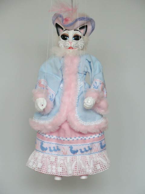 Кошка Викки декоративная марионетка              