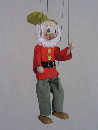 Гном марионетка деревянная купить на сайте dolls-puppets.com , MA122 ...