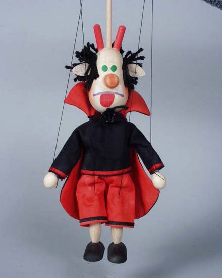 Дьявол марионетка деревянная купить на сайте dolls-puppets.com , MA235 ...