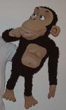 Шимпанзе Мейсон кукла чревовещателя 